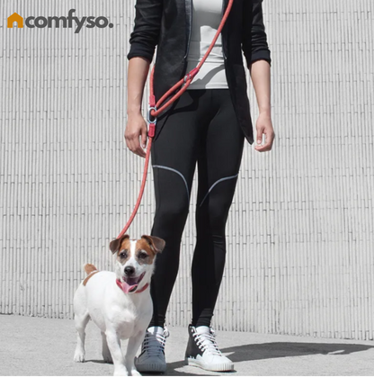 COMFYSO™ Hands-Free Reflective Dog Leash