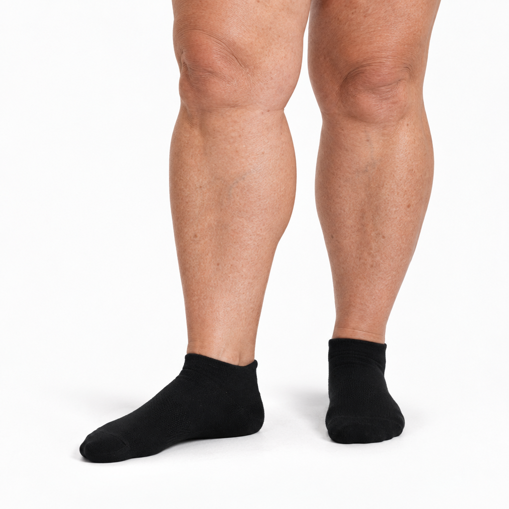 Ankle Bamboo Compression Socks – black