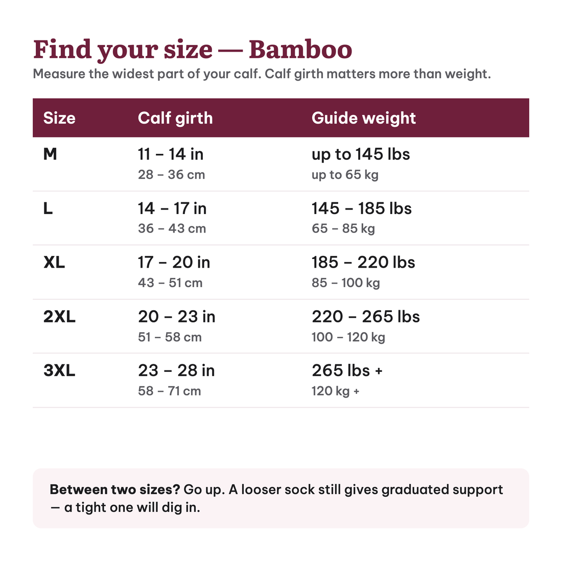 Soft measuring tape showing a 26-inch wide calf fitting comfortably in Comfyso Bamboo socks without pinching.