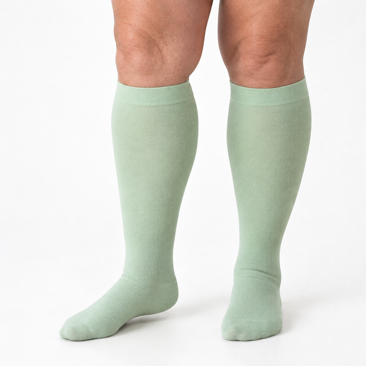 Bamboo Wide Compression Socks (Pastels) – mint