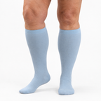 Bamboo Wide Compression Socks (Pastels) – powder blue